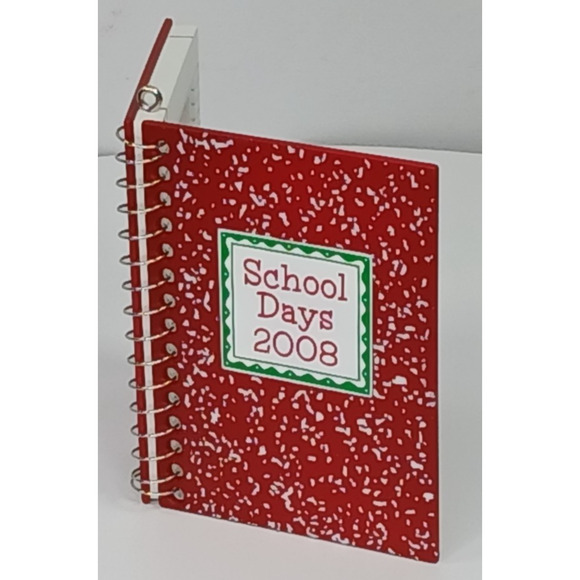 2008 Hallmark Keepsake “School Memories” Notebook A+ Kid Ornament - Picture 4 of 9